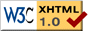 Denne web-side er i overenstemmelse med reglerne i XHTML 1.0!